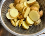 弱火でじっくりフライドポテト作り方1写真