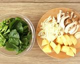 鶏肉とじゃが芋とほうれん草のチーズ焼き作り方2写真