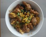 絶品！焼き鳥たま丼作り方7写真