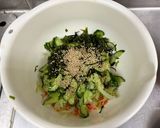 野菜と海藻のごまマヨサラダ作り方5写真