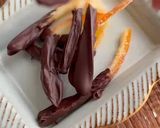 国産ドライフルーツでオレンジピールチョコ作り方2写真