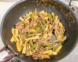 牛ミスジ&筍&ししとうで青椒肉絲作り方8写真