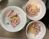 ゴロゴロ野菜と魚肉のキムチレモン味炒煮風作り方3写真
