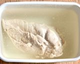 きゅうりの検定♪鶏肉とワカメの和え物作り方1写真