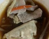 簡単　台湾風、冷凍餃子鍋作り方8写真