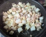 トロッと旨い♡かぶと鶏もも肉のクリーム煮作り方5写真