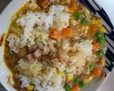 レンジ簡単クリーミーそば飯味炒飯弁当作り方9写真