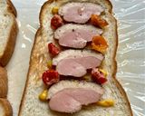 鴨とセミドライトマトの野菜サンド作り方2写真