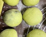 花びら抹茶あんぱん作り方5写真