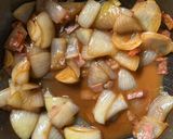 ★簡単★たまねぎベーコン丼作り方4写真