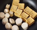 厚揚げベーコンとエリンギの甘辛バター炒め作り方2写真