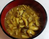 簡単和風カレーうどん作り方8写真