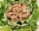 レンチンでしっとり!鶏ささ身の中華サラダ作り方4写真