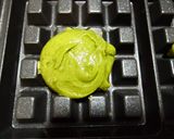 簡単美味！♬抹茶＆あんこの和風ワッフル♬作り方4写真