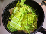 白菜と豚バラ肉のオイスターソース炒め