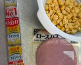1個約70円♪ハムコーンチーズベーグル作り方1写真