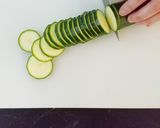ズッキーニとトマトの重ね焼き作り方1写真