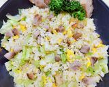 塩麹で作るレタス♬チャーシューチャーハン作り方4写真