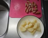 不器用ウインナーのジャーマンポテト作り方1写真
