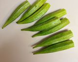 おくらと梅のさっぱり蒸し作り方1写真