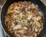 舞茸酵素で柔らかスタミナ肉汁つけうどん作り方7写真
