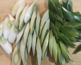 鶏もも肉と長ネギで簡単ワンパン塩炒め作り方1写真