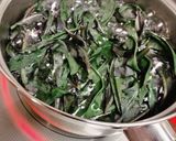 金時草　押し寿司作り方1写真