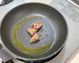 鶏レバーとマッシュルームのバルサミコ炒め作り方4写真