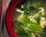 簡単★「ほうれん草の和風かきたまスープ」作り方3写真