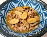 豚軟骨スライスとごぼうの柔らか甘辛煮作り方8写真