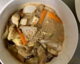 ゴロゴロ野菜魚肉味噌トマトドリア味炒煮風作り方17写真