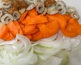 うすぎり凍り豆腐と野菜の旨み炒め♪作り方2写真