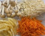 きのこたっぷり炊き込みご飯作り方1写真