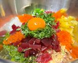 彩り鮮やか♪海鮮ばくだん　ネバネバ丼作り方7写真
