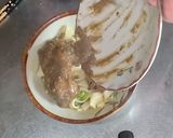 残り物のカレーで釜玉カレーきしめん作り方5写真
