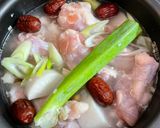 炊飯器OK🥘薬膳参鶏湯作り方4写真