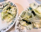 わかめスープの素で無限キャベツ作り方3写真