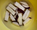 簡単　甘いさつまいものバタースティック作り方1写真