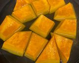 フライパンで煮崩れ無し！カボチャの煮物作り方3写真