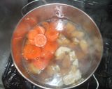 ちゃんこ鍋♪簡単しょうゆ味鶏もも肉作り方4写真