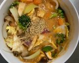 お一人様オム親子丼味根菜たっぷり野菜炒め作り方22写真