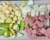 【韓国料理】スパムの炒め煮作り方1写真