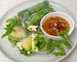 ささみとパクチーのアジアン春巻き作り方10写真