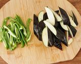 ☆簡単☆茄子とピーマンのとろ旨ひき肉炒め作り方1写真