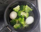 春色ブロッコリーと卵のトリュフ醤油サラダ作り方4写真