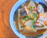 鯖だいこん と 甘辛餅作り方1写真