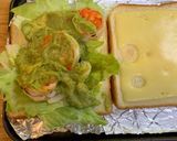 えびとワカモレのチーズトーストサンド作り方5写真