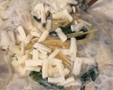 きのこの豆乳レモンクリームパスタ作り方4写真