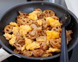 【豚バラれんこんの甘辛味噌炒め】ご飯が進む♪♪作り方8写真