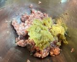 経済的！プチプチもち麦てりやきハンバーグ作り方3写真